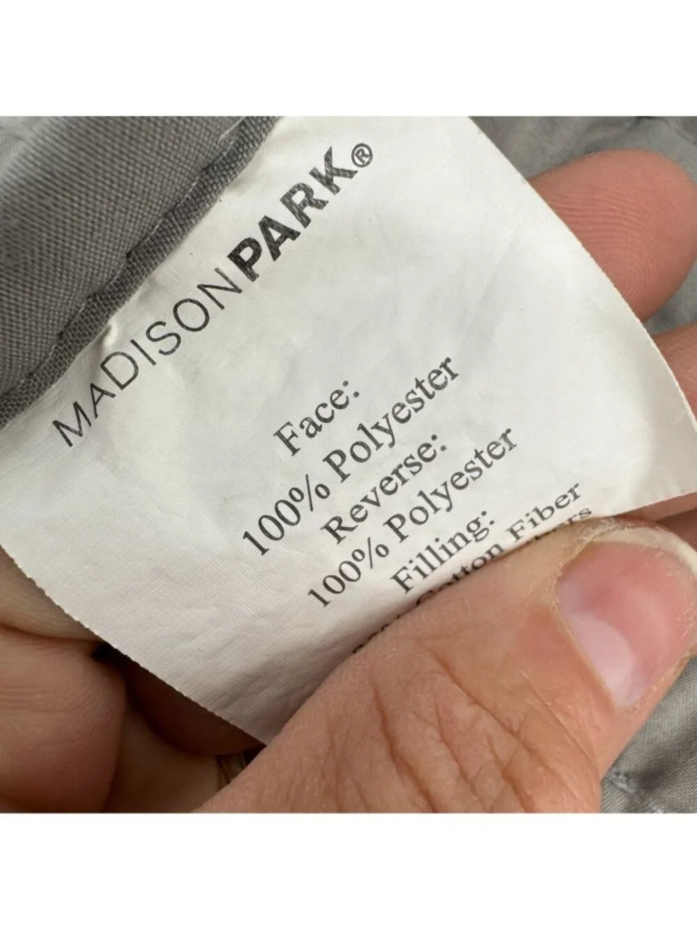 Madison Park Keaton Reversible Quilt Cozy Casual Pick Stitch Minimalist Bedroom